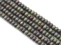 Genuine Dragon Blood Stone Rondelle Smooth Beads, Sku#U1407