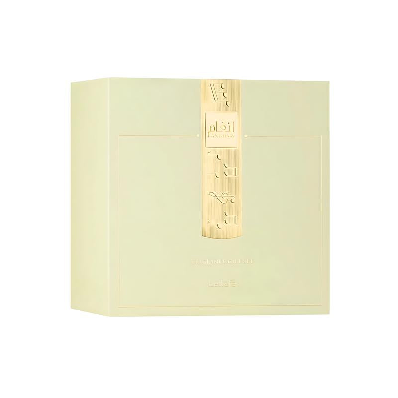 LATTAFA ANGHAM 3PC GIFT SET(3.4FL.OZ | 100ML EDP, 0.4FL.OZ | 12ML EDP, 1.6FL.OZ | 50ML HAIR MIST)