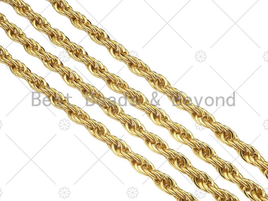 High-Quality Chunky 7mm Rope Chain, wholesale chain, sku#E533