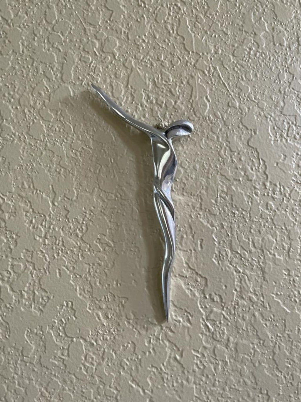 Dali Style Christ Recycled Aluminum Wall Art Handcrafted