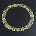 Gold Watch Band Link Necklace, Sku#LX781