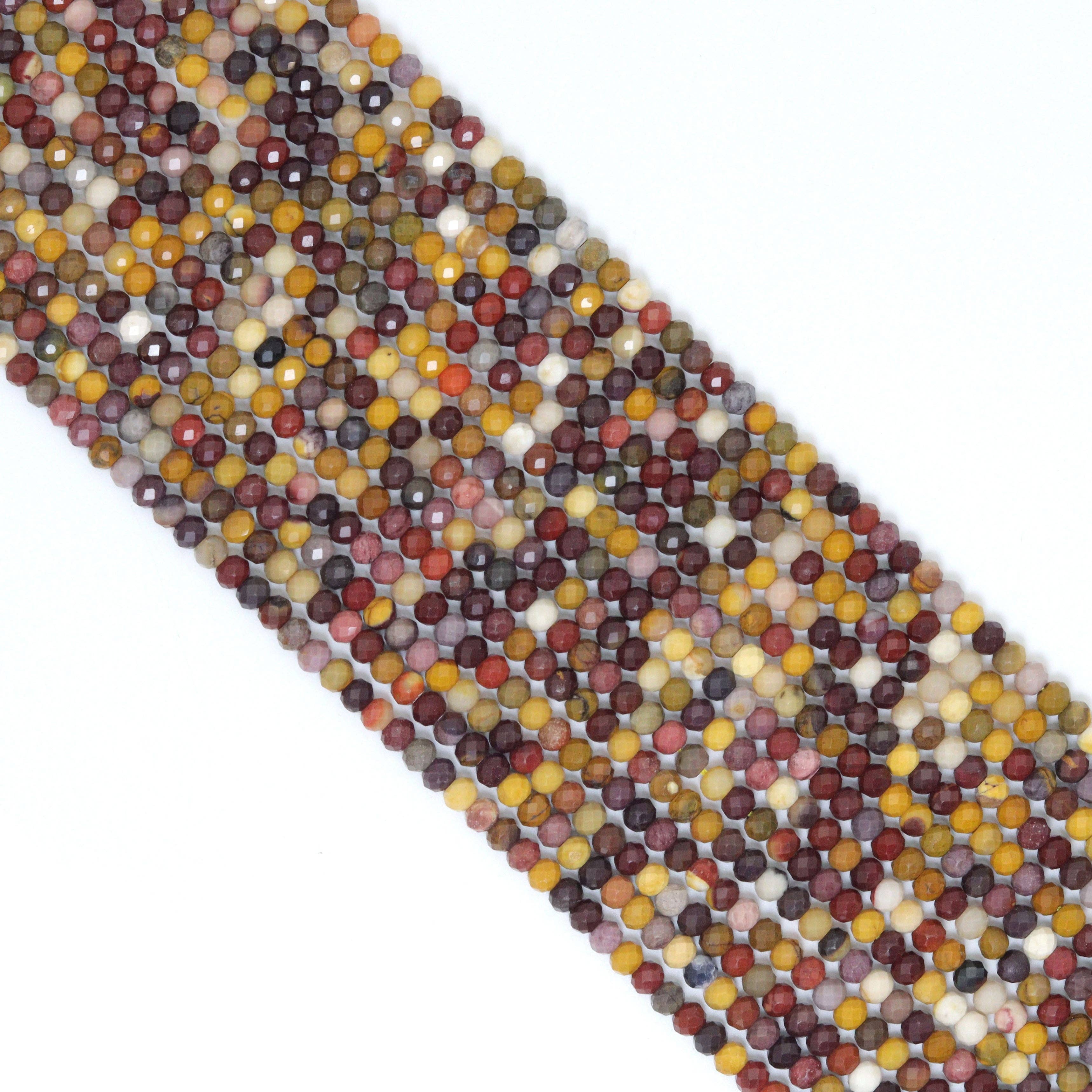 2x3mm genuine Mookaite Rondelle Faceted Beads, Sku#U2193-2