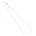18K Gold Color Finished Trace Link Chain Necklace, sku#JD03