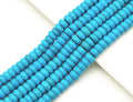 Turquoise Rondelle 5x8mm Smooth Beads,Sku#U1198
