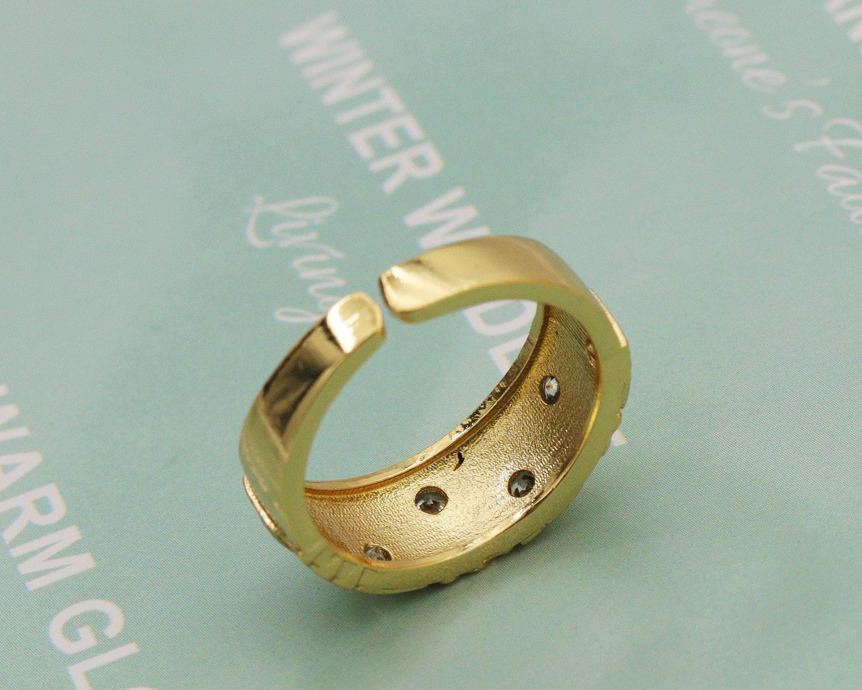 CZ Band Ring, Sku#LX26