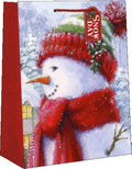 Traditional Large Christmas Gift Bag - Snow Day