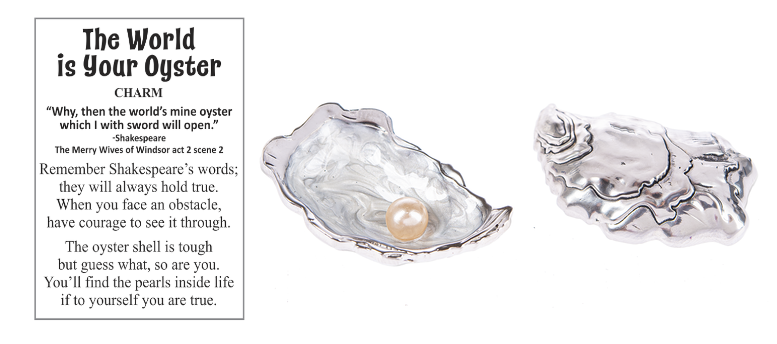 The World is your Oyster Charm