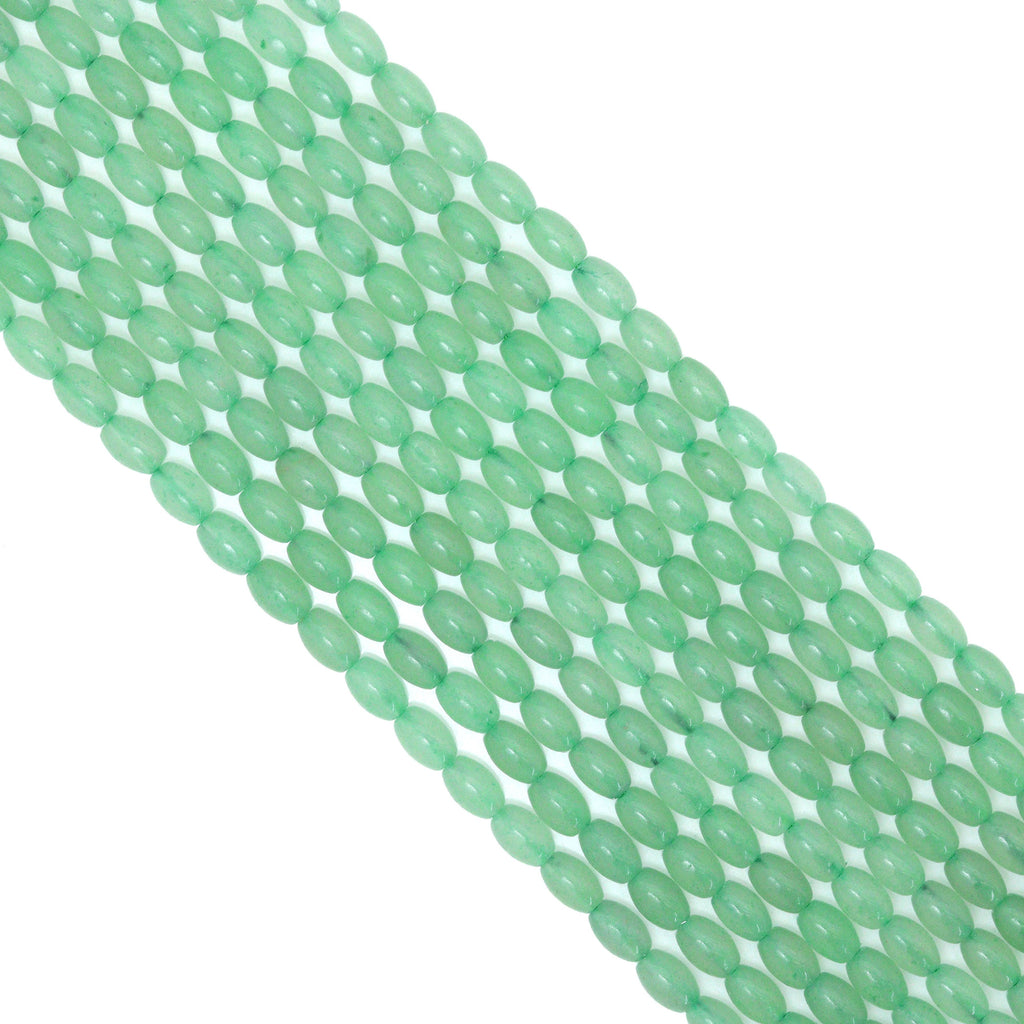Genuine Green Aventurine Drum Shape Smooth Beads, Sku#U1735