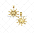 CZ North Star Shape Charm, Sku#LK546