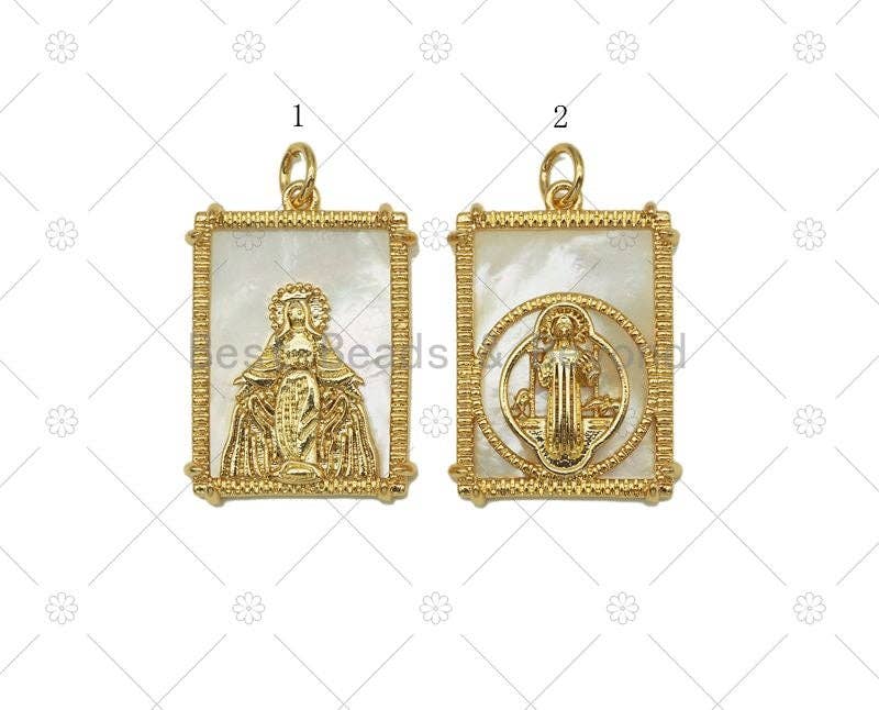 Virgin Mary Charm,  Sku#Z1426C