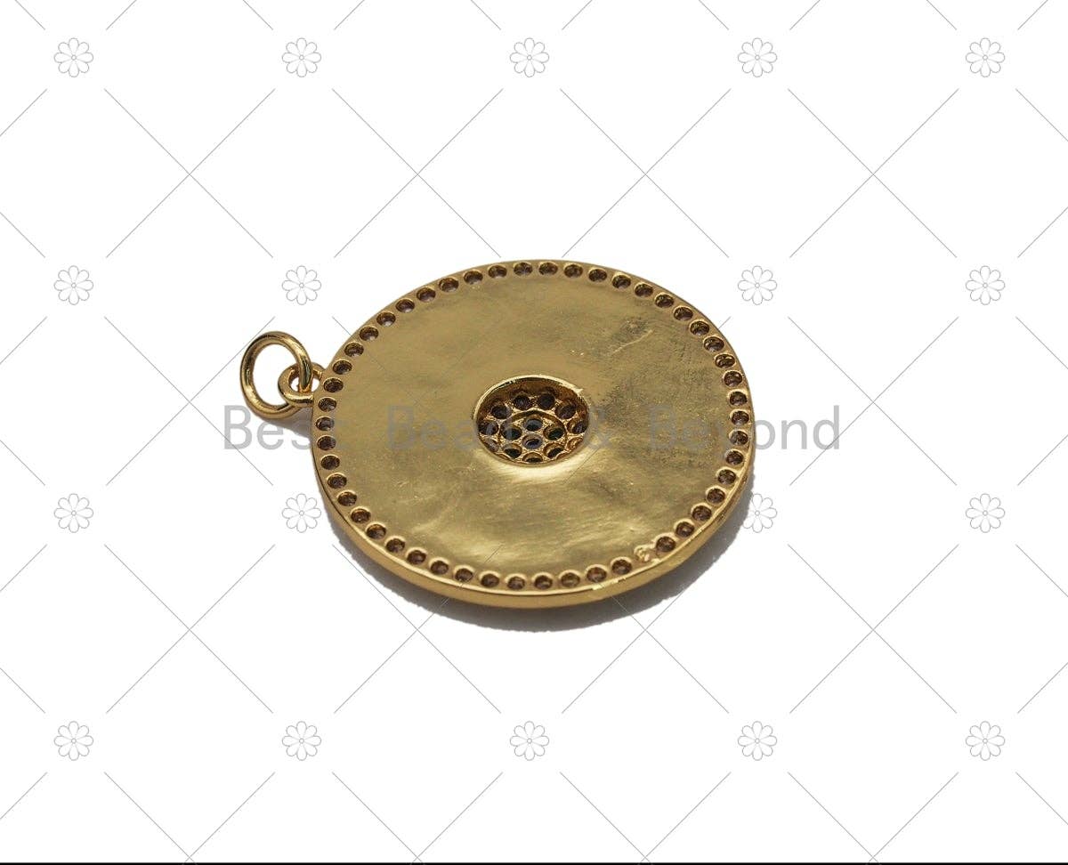 Enamel Sunflower Charm, Sku#Y592