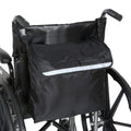 HOUSON Sacoche de fauteuil roulant imperméable Sac à dos pour fauteuil roulant Poches Sacs pour fauteuil roulant à accrocher à l'arrière Sacoche pour déambulateur Sac de rangement pour accessoires