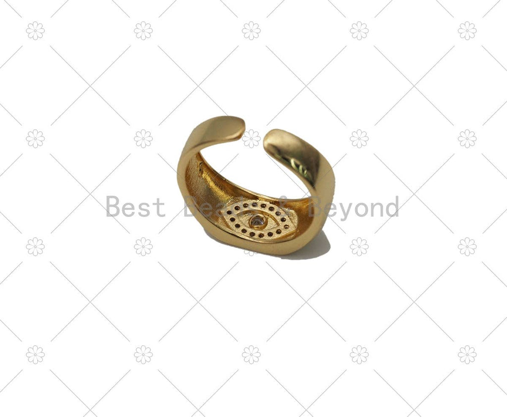 CZ Evil Eye Ring, Sku#LK575