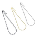 High quality 6mm Round CZ Chain Link Necklace, Sku#EF591