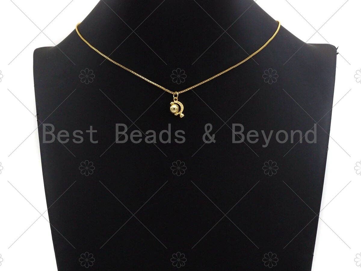 CZ Micro Pave Globe Pendant/Charm, Globe Pendant, Silver/Gold/Rose Gold/Black Tone, 9x13mm, Sku#Y281