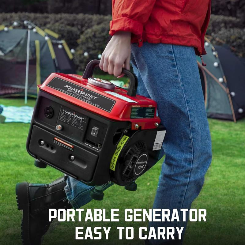 Powersmart 1200-Watt Portable Generator with Super Quiet, Ultralight for Camping, Storm Weather, PS50, Hurricane Season, Generators for House Power, Fuse Machine