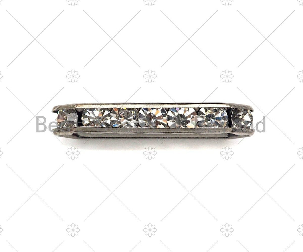 10pc Rhinestone Jewerly Separator Bar with 3 holes, Sku#C112