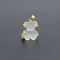 Cute White Bear Charm, Sku#LD539