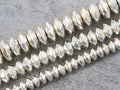 Bright Silver Hematite-2x3/2x4/3x6/3x8/6x10mm Rondelle Smooth /Faceted , SKU#S3