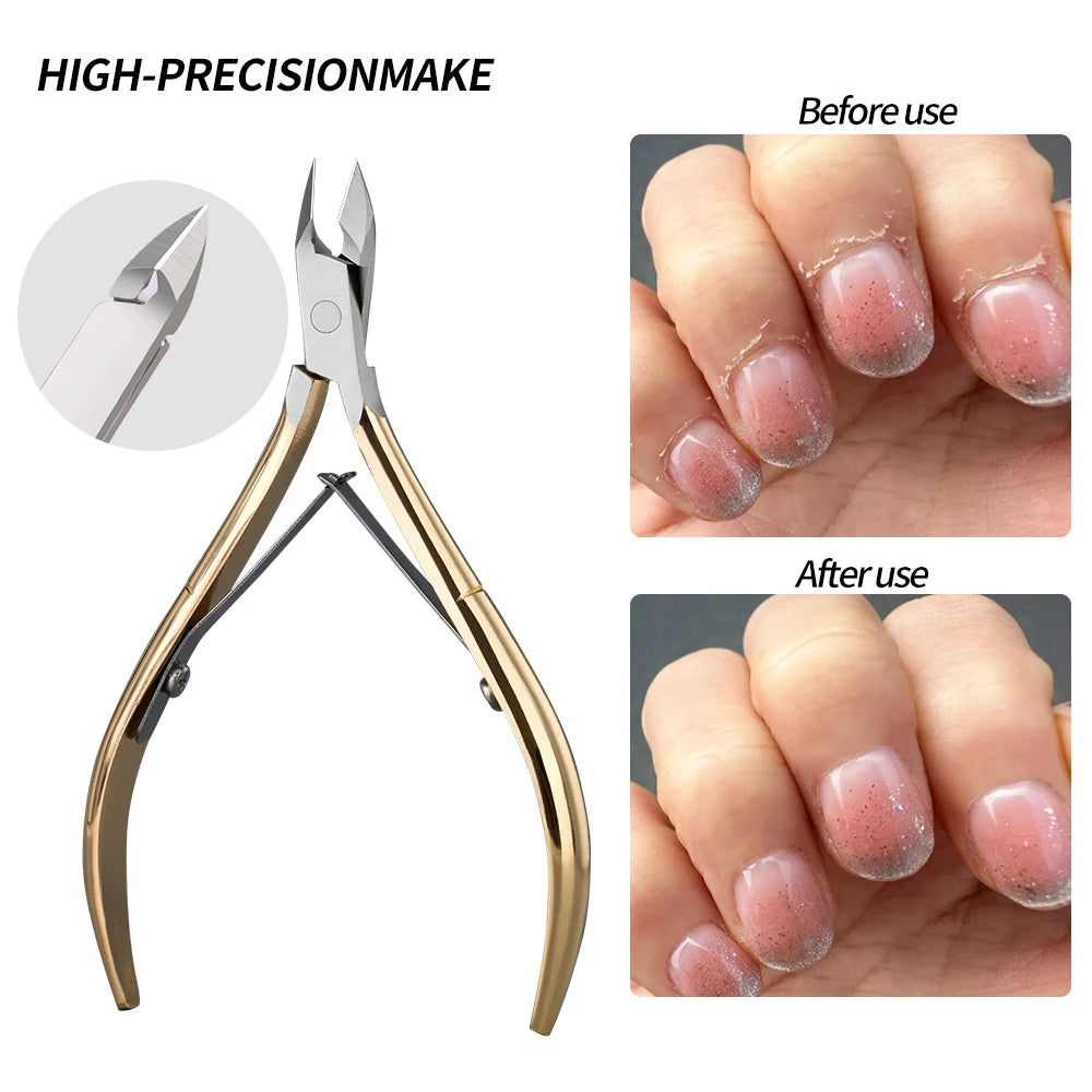 Professional Nail Cutter Nipper Scissors Stainless Steel Dead Skin Remover Pedicure Eagle Beak Pliers