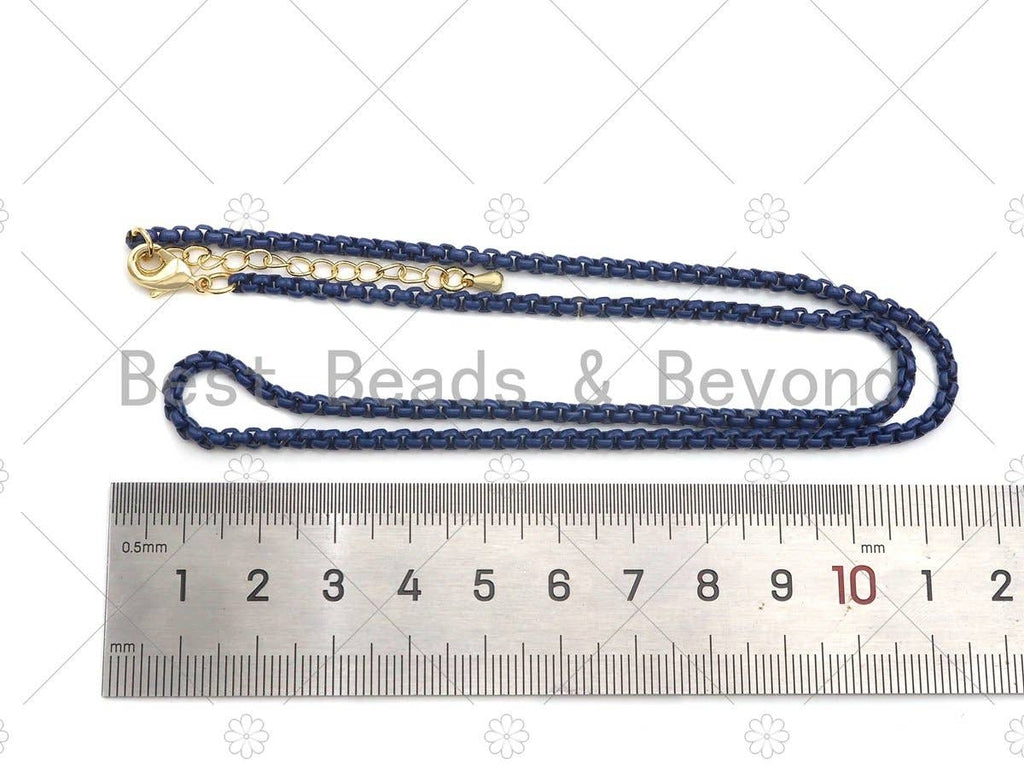26 COLORS!!! Enamel Box Chain Bracelet/Necklace, sku#EF01