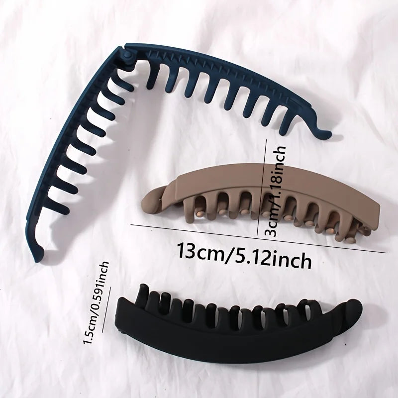 1/3/6Pcs Set of Large Banana Clips, with Ample Hair Output, Sturdy Ponytail Clip, High-End Twist Clip, Versatile for Daily Use