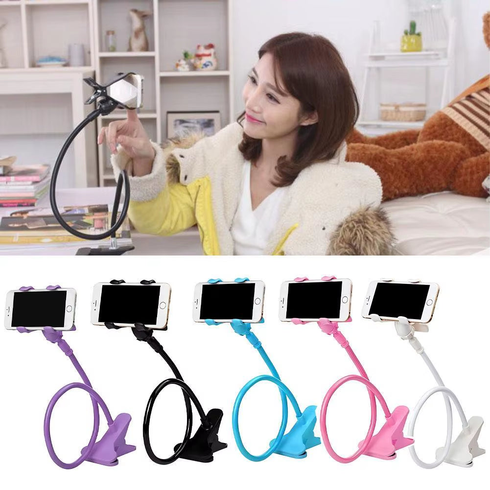 Lazy Desktop Bedside Clip Phone Bracket Flexible Long Arm Mobile Phone Holder Stand Mount for Smartphone A1B9