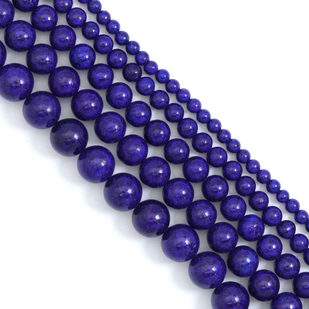 Lapis Jade Round Smooth Beads, Sku#U2231