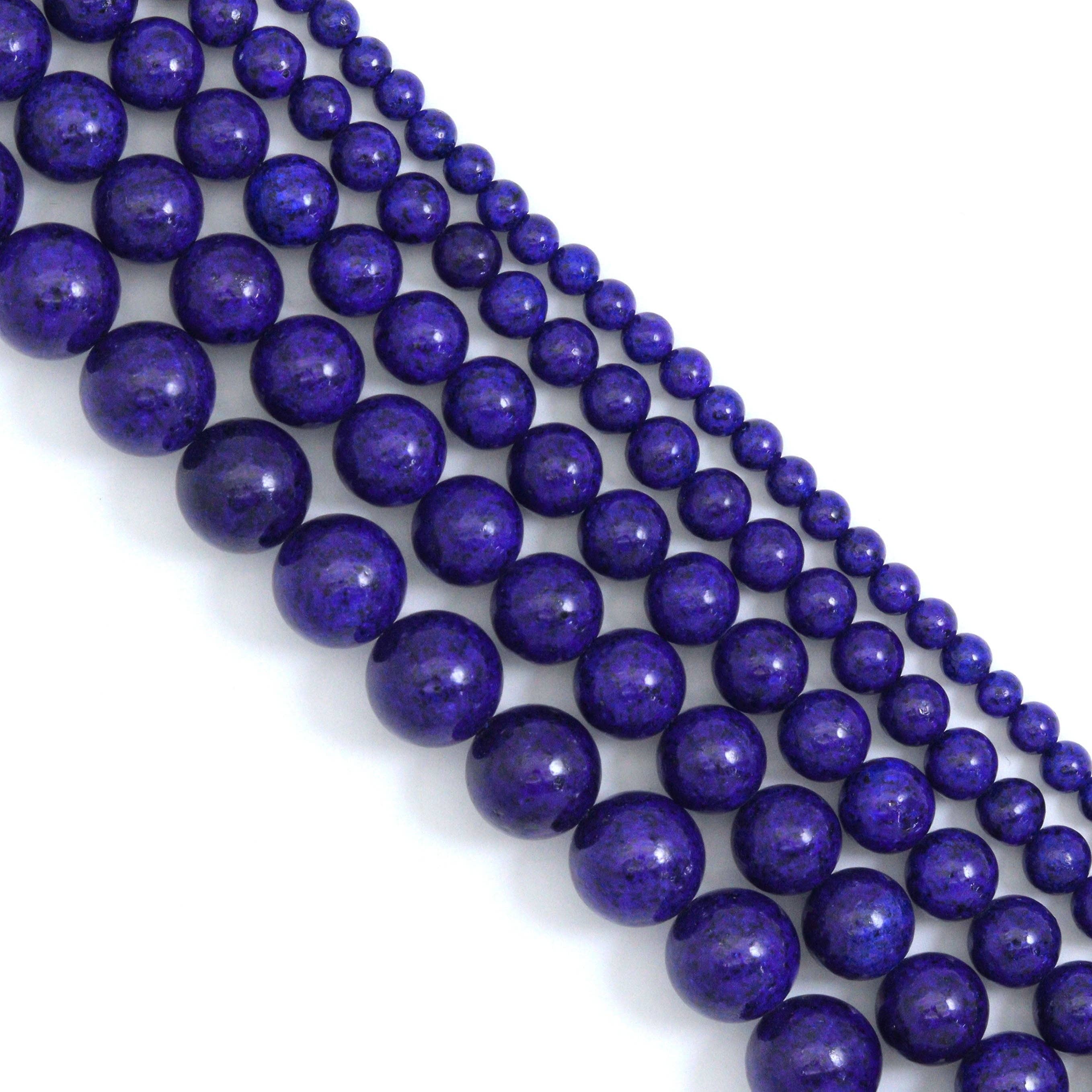 Lapis Jade Round Smooth Beads, Sku#U2231