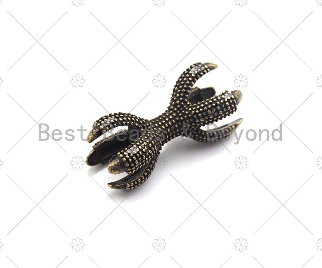 Antique Color Eagle Claw Connector Beads, Game Of Thrones Jewelry, Bracelet Charm, Dragon claw, Men's Jewerly Finidings, 10x24mm, sku#Y271