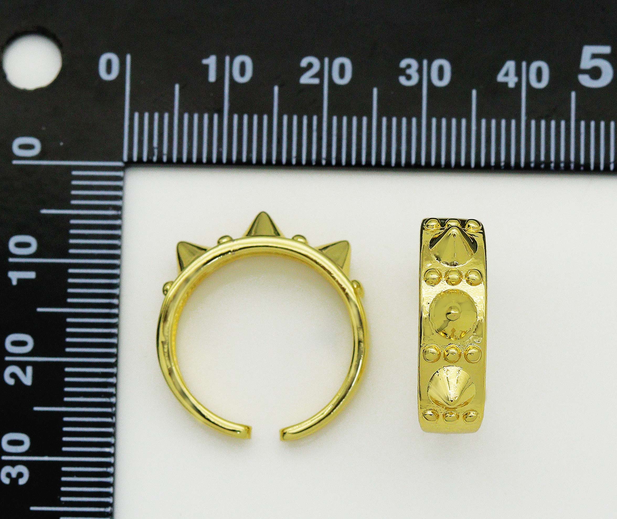 CZ Spike Band Ring, Sku#LD292