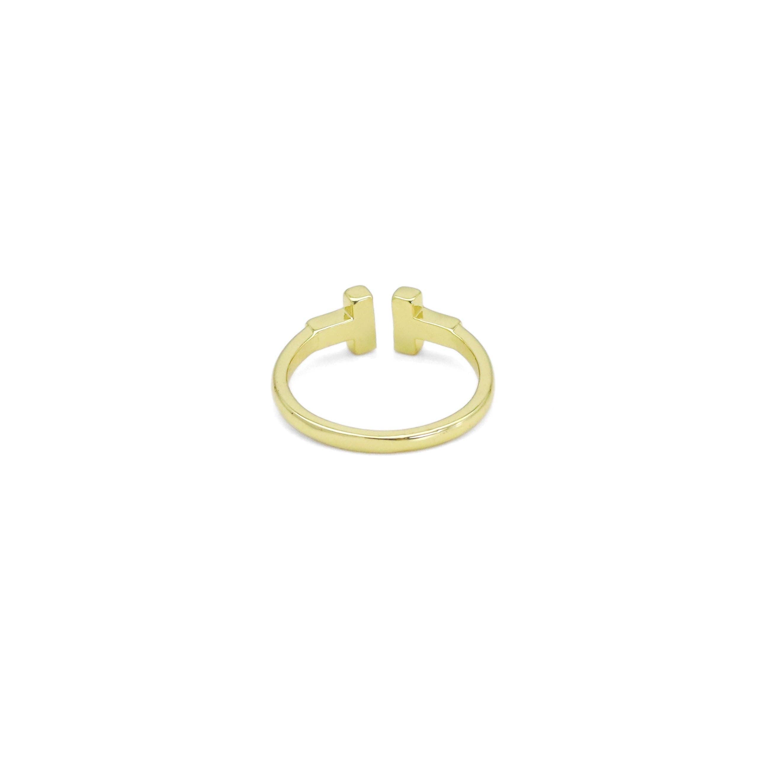 Mother of Pearl T Bar Adjustable Ring, Sku#LX482