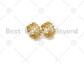 CZ Hexagon Patten Adjustable Ring, Sku#X245