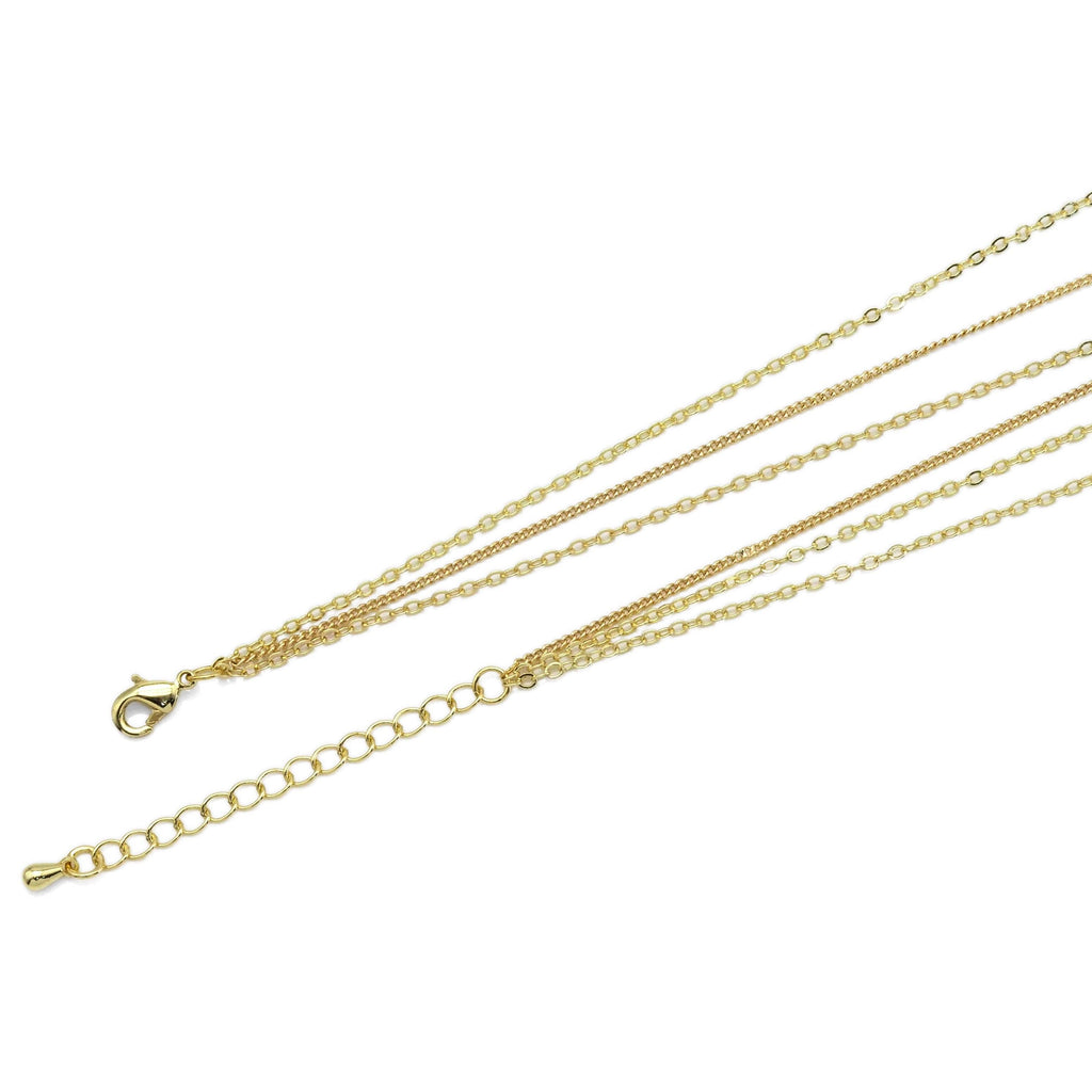 Dainty Gold Diamond Moon Bar Pendant Layering chain necklace,sku#EF486