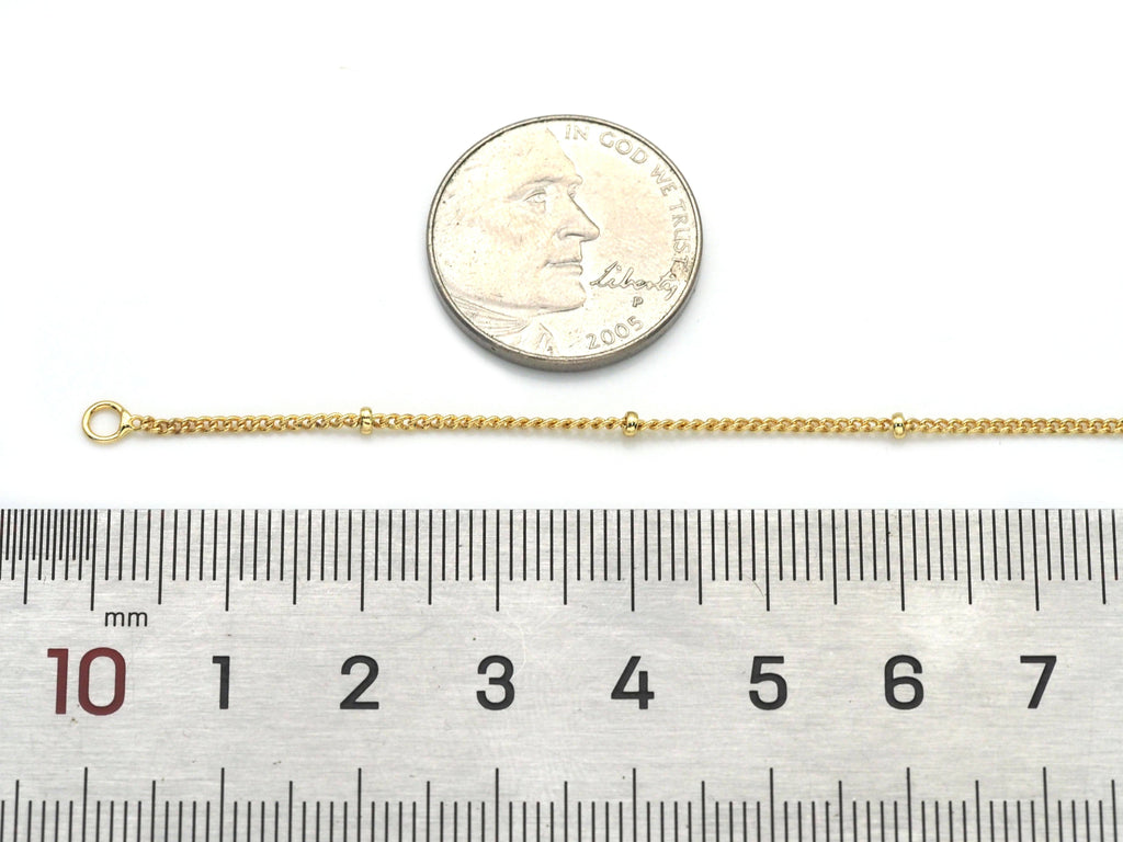 14.5inch Dainty Link Satalite Chain Necklace, sku#JL160