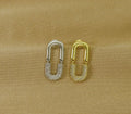 CZ Dangle Earrings, Sku#J340
