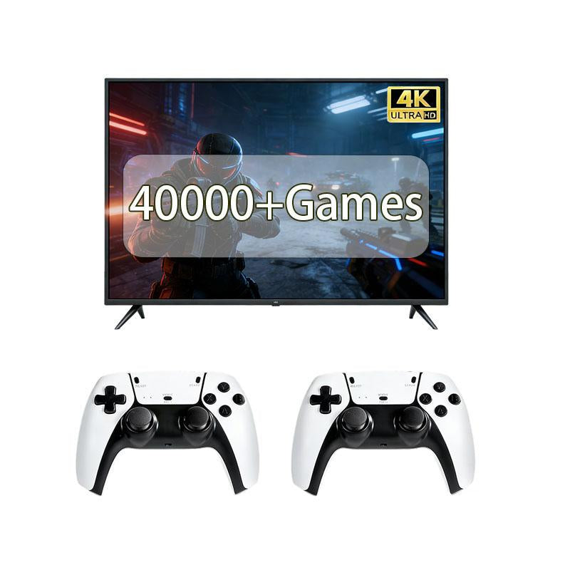 Valentine'S Day Gift 2026 New Upgraded Retro Game Stick - 40,000+ Games 26 Emulators 4K HDMI | Plug & Play Wireless Controller for Tv/Monitor