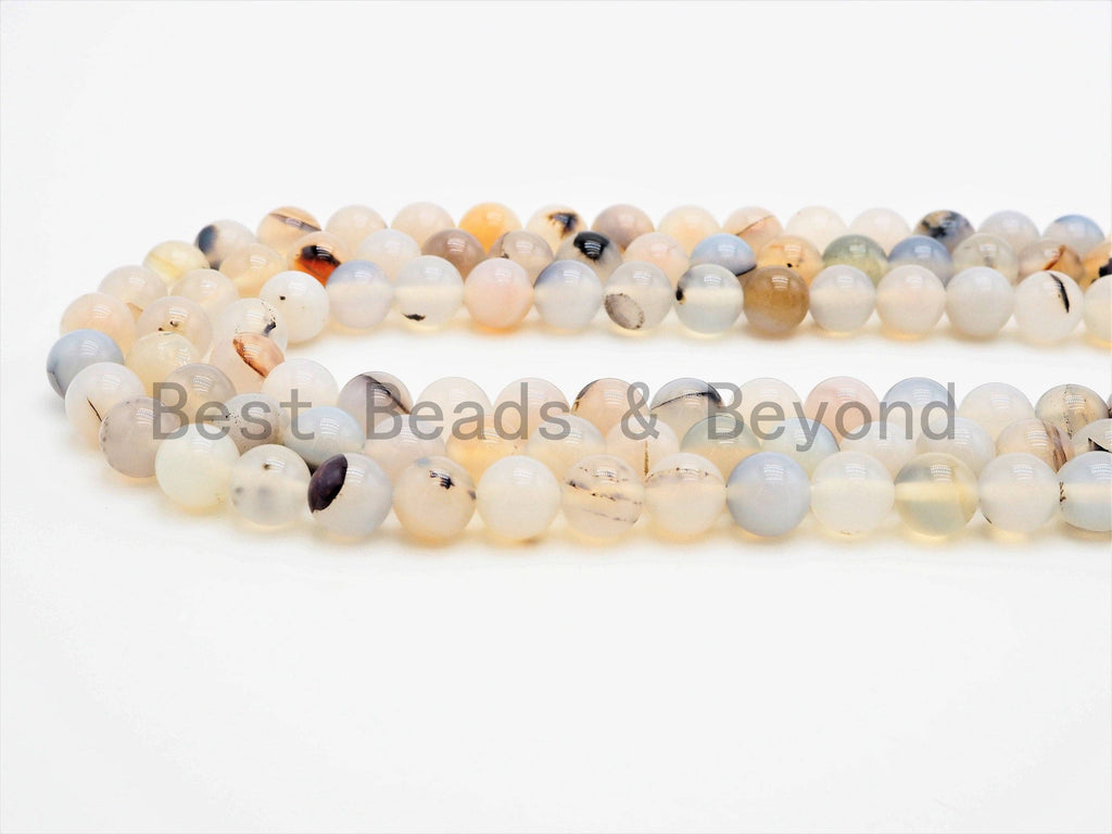 Gorgeous Flower Agate Smooth Round beads, SKU#U336