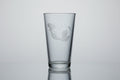 Etched Mermaid Pint Glass