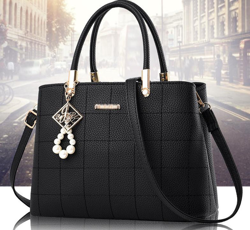 A Charming Women'S Handbag, a Versatile Shoulder Bag Suitable for All Seasons, Perfect as a Mother'S Gift or for Everyday Work.