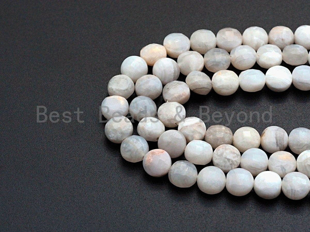 SPECIAL Checkerboard Cut Natural Agate Coin Shape beads, 6mm/8mm/10mm Natural Turtle Shell Cut Agate Beads, 16" Full strand, Sku#U761