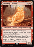 Enduring Courage (DSK-133) - Duskmourn: House of Horror: (enchantment) Foil