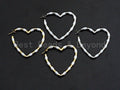 Enamel CZ Heart Hoop Earring,
Sku#J139