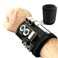 Magnetic Wristband, Adjustable Breathable Tools Storage Armband, Wrist Magnet Screw Holder, Magnetic Wrist Strap for Holding Tools, Screws, Nails, Bolts, Drilling Bits, Tool Pockets