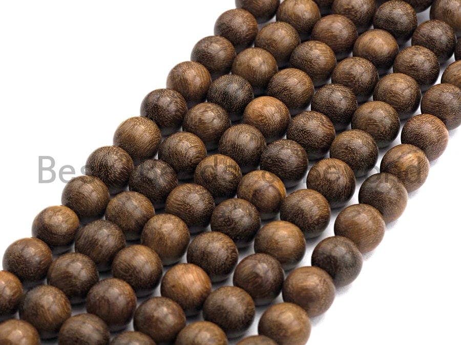 Natural Smooth Round Wood beads, 6mm/8mm/10mm/12mm Natural Brown Wood beads, Natural  Wood Grain Beads, 15.5inch strand,SKU#U469