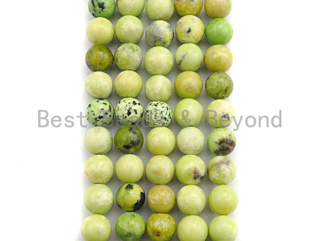 High Quality Chrysoprase Round Beads, 8mm/10mm, Natural Chrysoprase Beads, 15.5" Full length, sku#U577