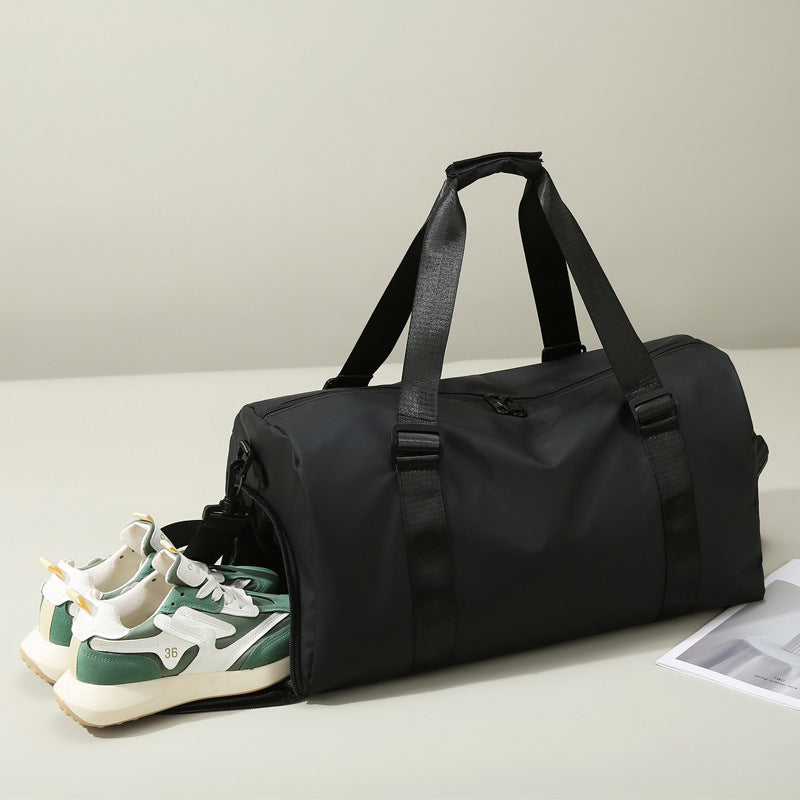 Simple Solid Color Travel Large Capacity Swimming Gym Bag