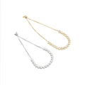 CZ Gold Silver Sliding Adjustable Bracelet, B357
