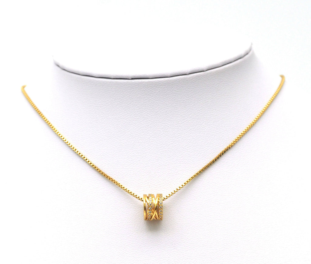 CZ Spacer Beads, Sku#Y621
