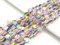 Aura Pinkish Rainbow Spectrolite Quartz, 8mm/10mm Round beads, sku#U599C